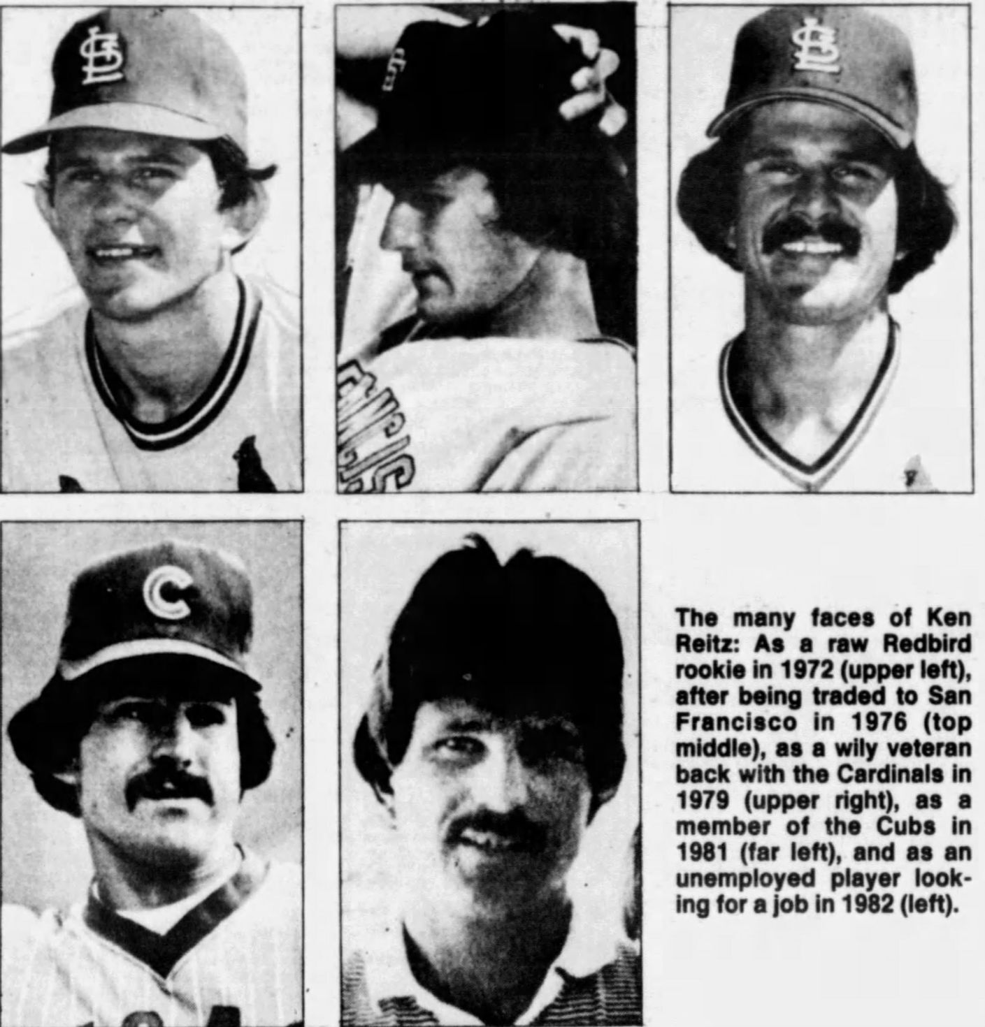 Ken Reitz through the years